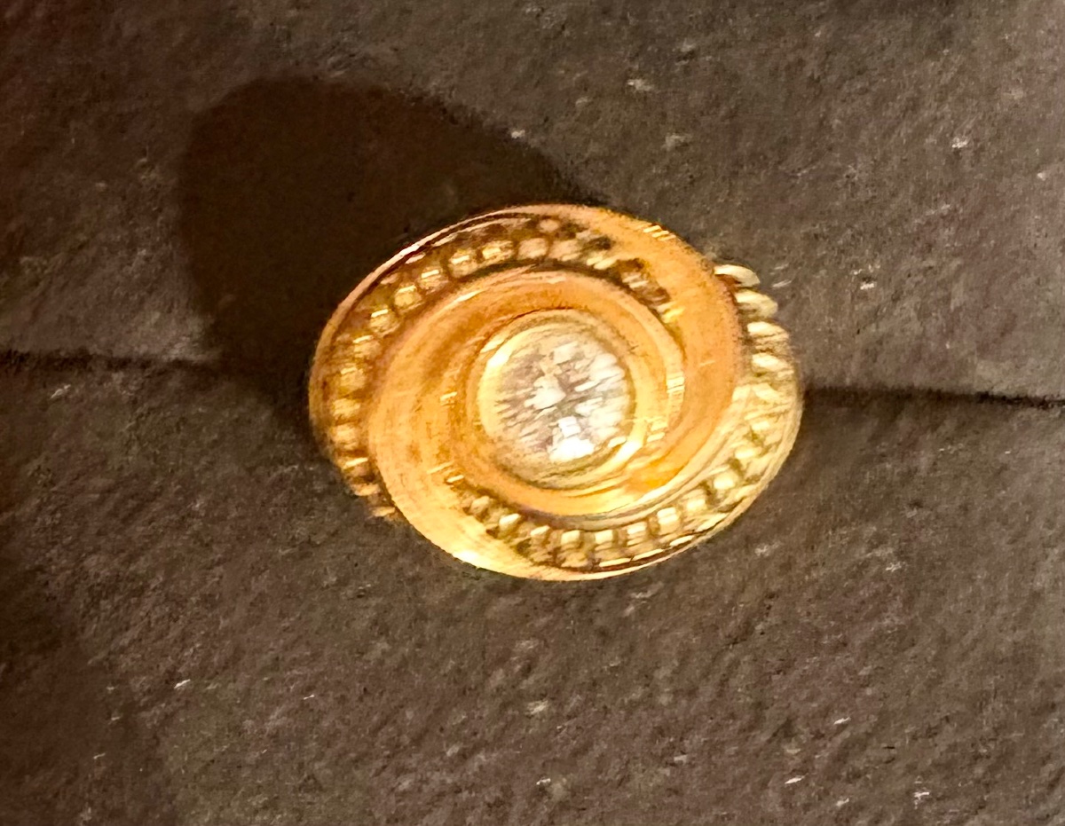 Antic Gold Diamond Ring-photo-6