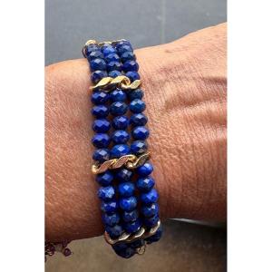 Lapis Lazuli Vermeil Bracelet