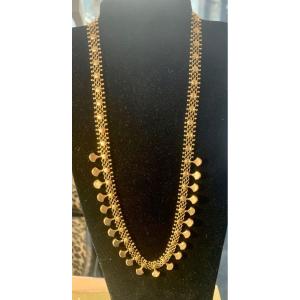 Collier Draperie Or 18ct 24,2 Grammes 