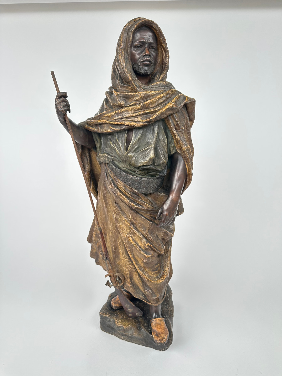 Statue By Friedrich Goldscheider (1845-1897) The Palace Guard