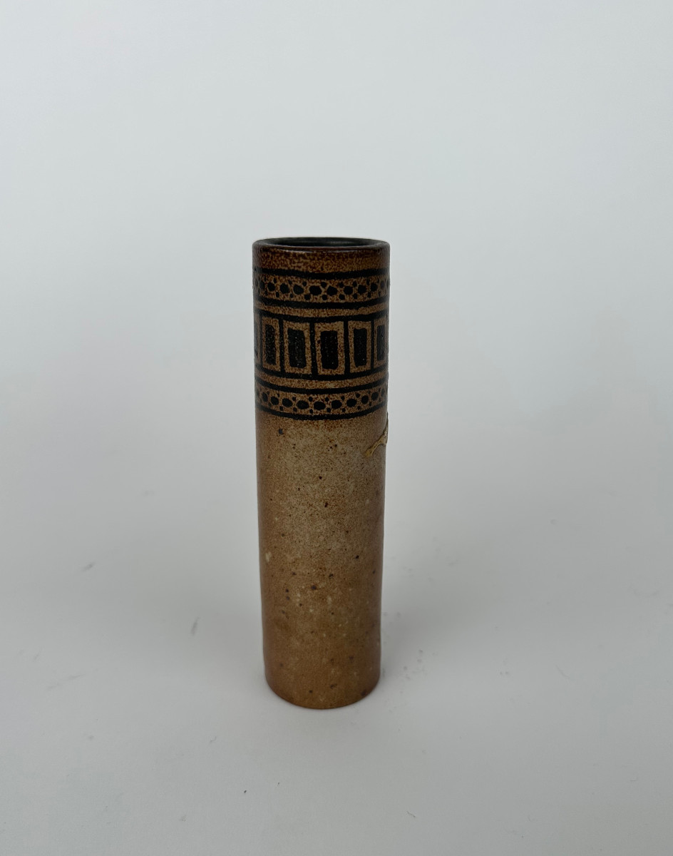 Cylindrical Vase By Henri Simmen (1880-1963)-photo-4
