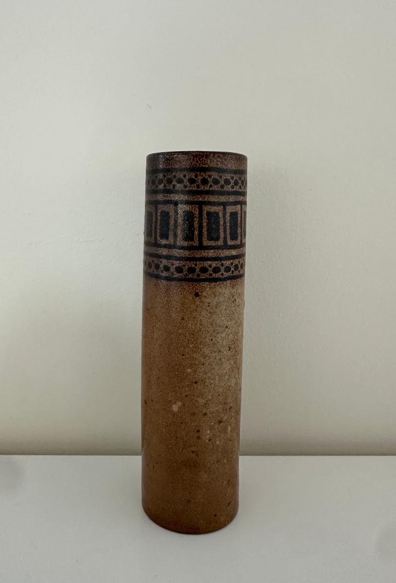 Cylindrical Vase By Henri Simmen (1880-1963)-photo-5