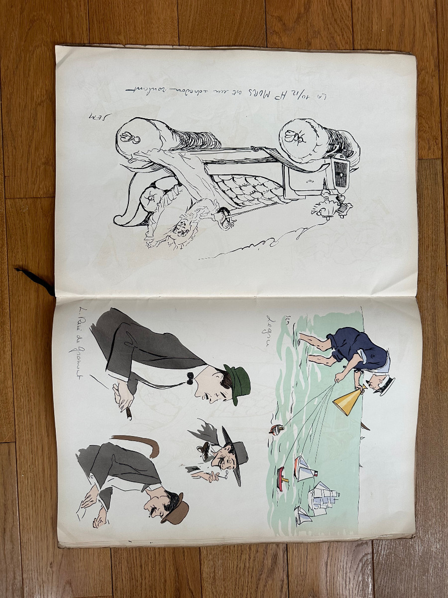 Album Georges Goursat Dit Sem. Sem à La Mer Deauville, Illustrations Color Plates-photo-4