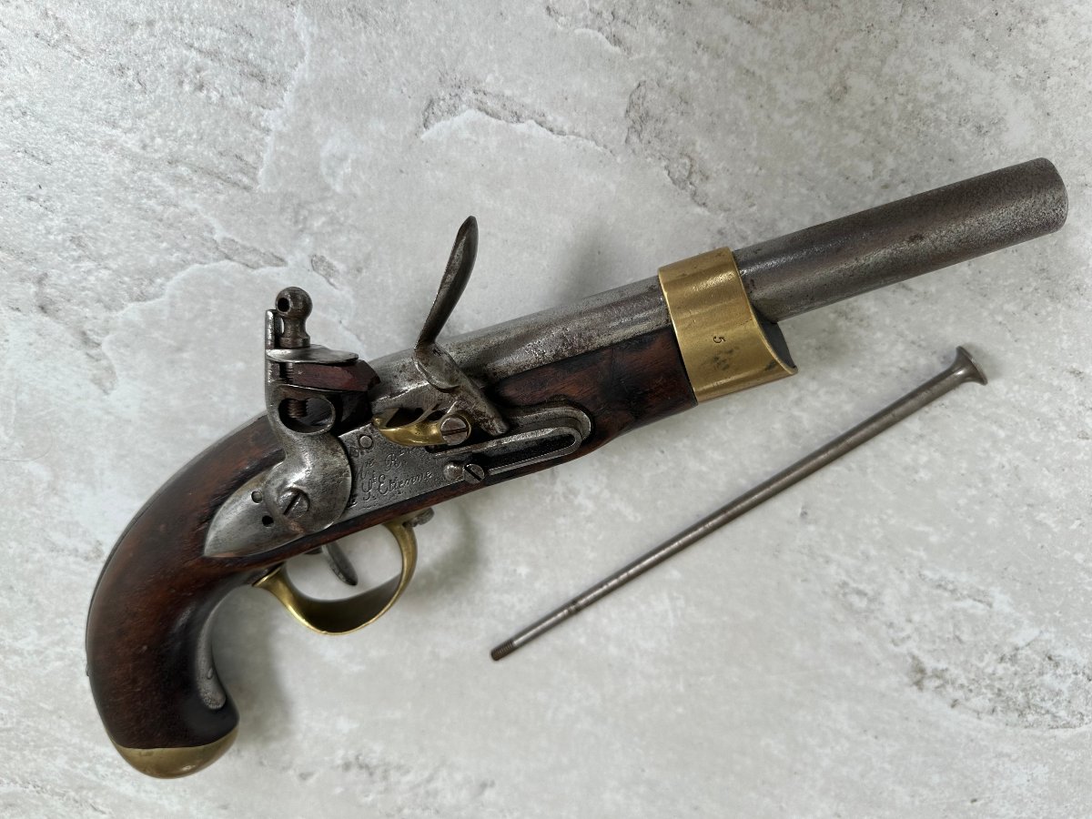 PISTOLET DE CAVALERIE AN XIII de la Manufacture Impériale de SAINT-ETIENNE-photo-3