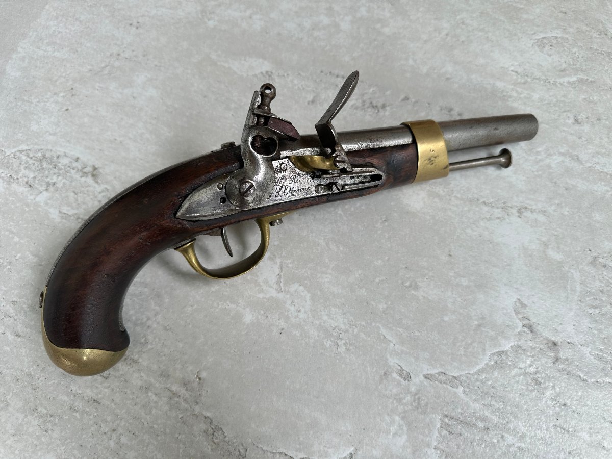 PISTOLET DE CAVALERIE AN XIII de la Manufacture Impériale de SAINT-ETIENNE