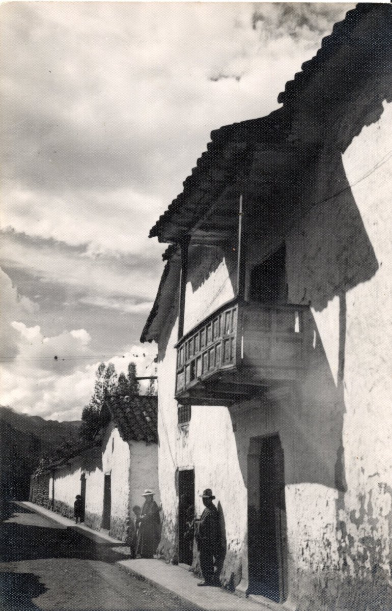 Street Of An Indian Village. Martin Chambi. Peru 