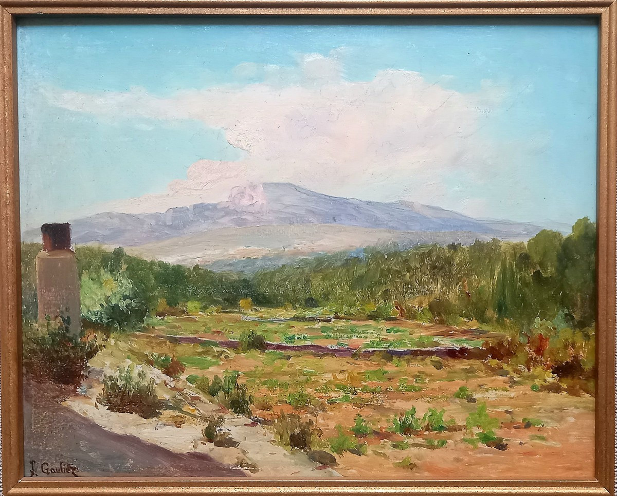 Landscape Near Aix-en-provence. François Gautier. -photo-3