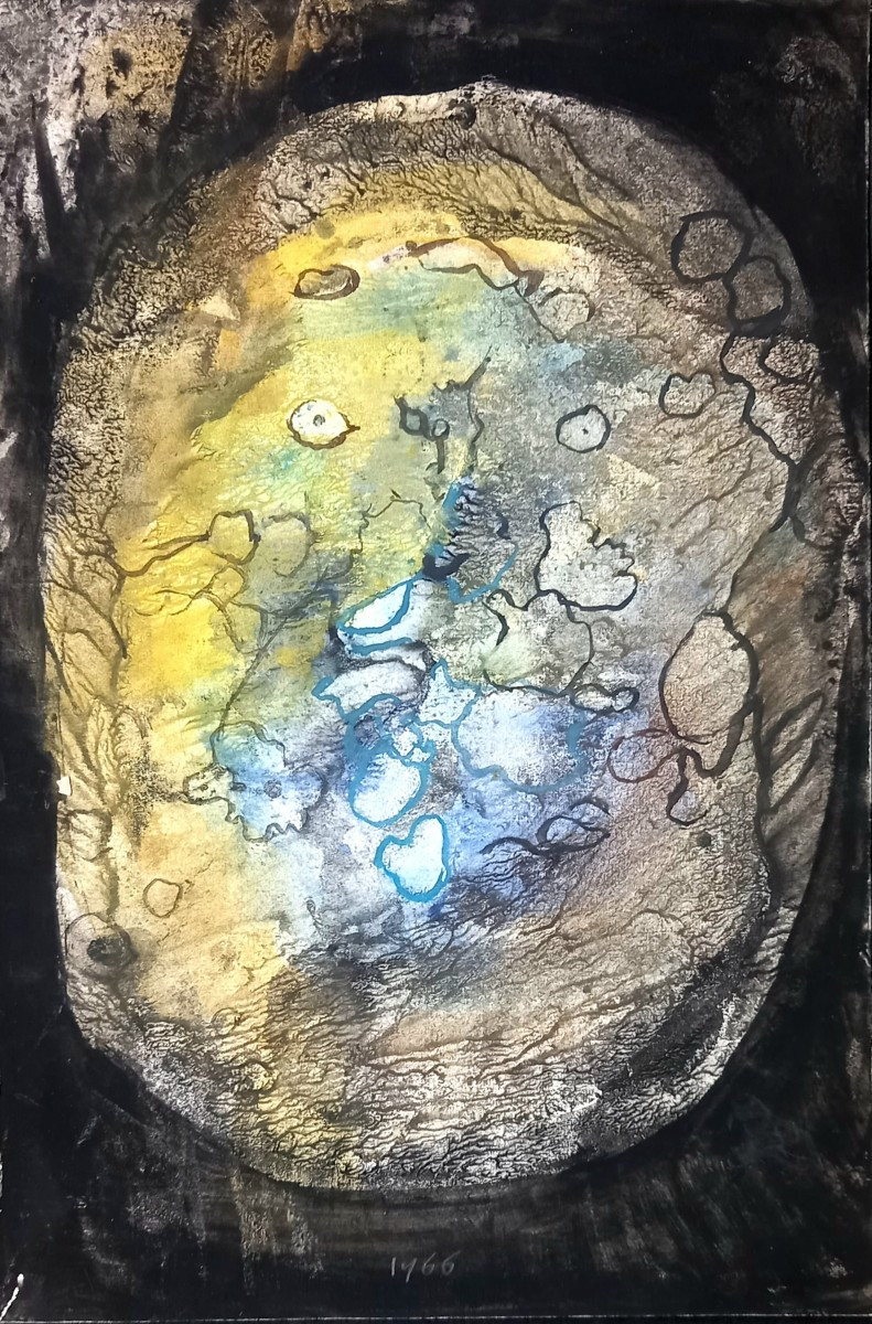 Visage. Slavko Kopac.  Art Brut.  Croatie . 1966.