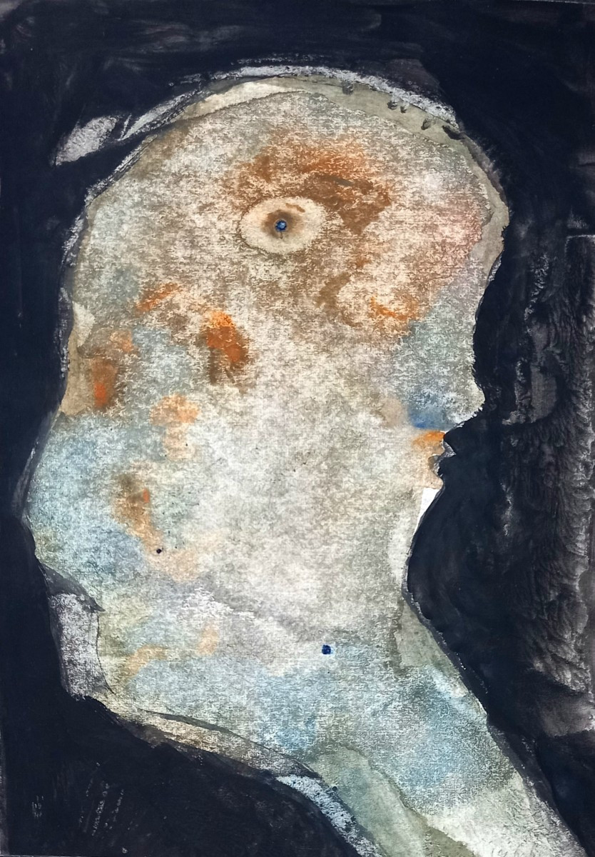 Character. Slavko Kopac. Art Brut. Croatia. 1959/1960
