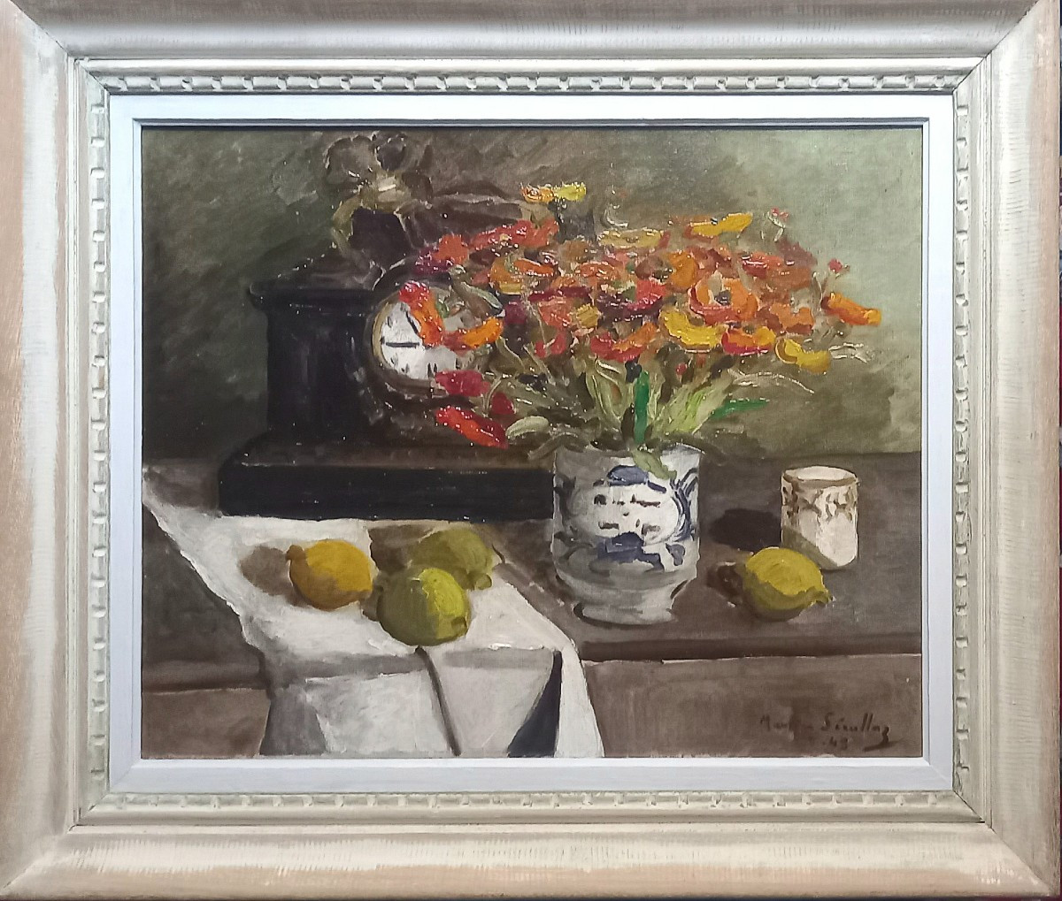 Still Life With Lemons. Maurice Sérullaz. 1948-photo-2