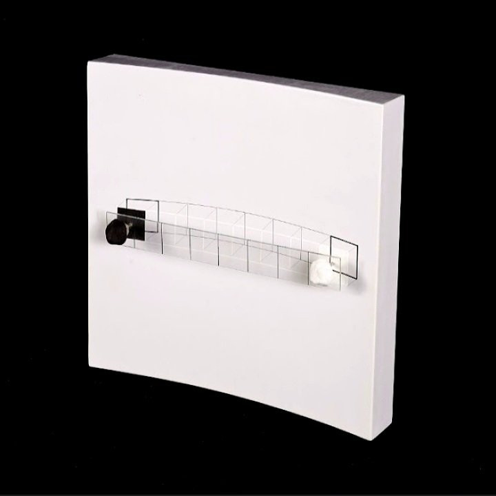 Haruhiko Sunagawa. 2001. Paire de sculpture-volume. Projection Sur Le Concave A, et C-1. -photo-4