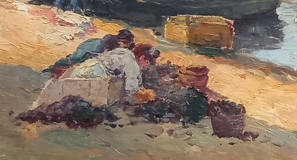 Sea Urchin Trillers At The Port Of Martigues. édouard Ducros. 1912.-photo-8