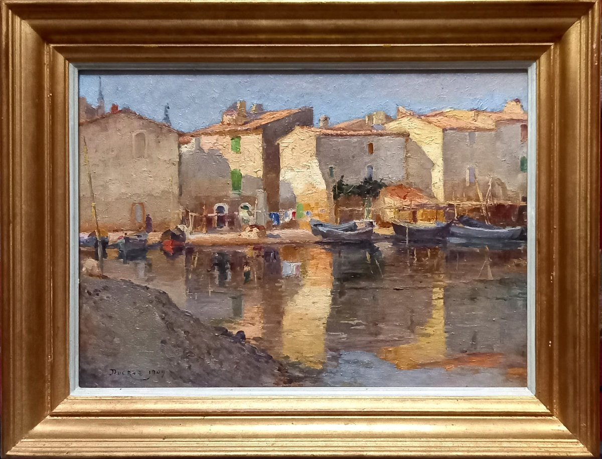Les Martigues, édouard Ducros, 1909. 