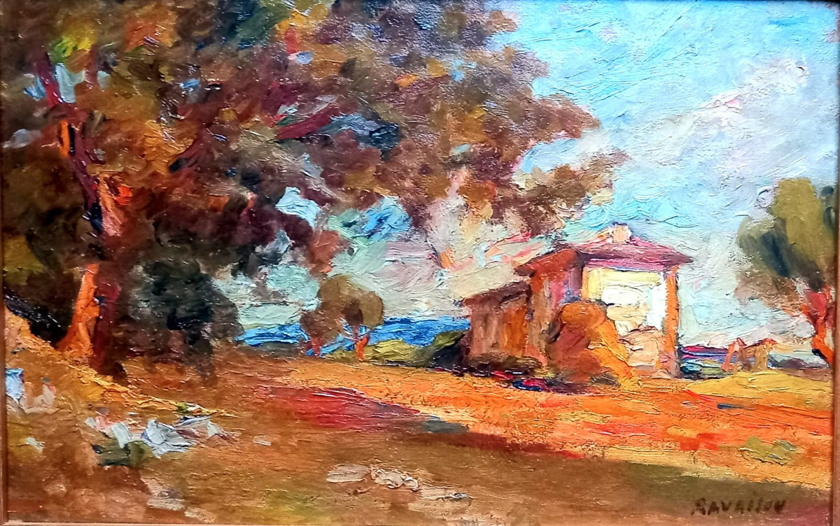 Une bastide au pays d'Aix. Joseph Ravaisou. Circa 1905