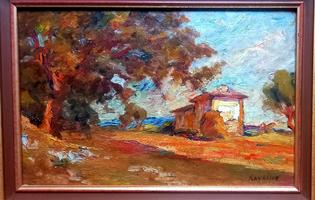Une bastide au pays d'Aix. Joseph Ravaisou. Circa 1905