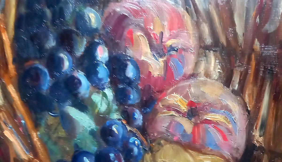 Louise Germain. Nature morte aux fruits. Aix en Provence. -photo-4