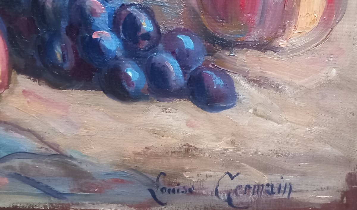 Louise Germain. Nature morte aux fruits. Aix en Provence. -photo-3