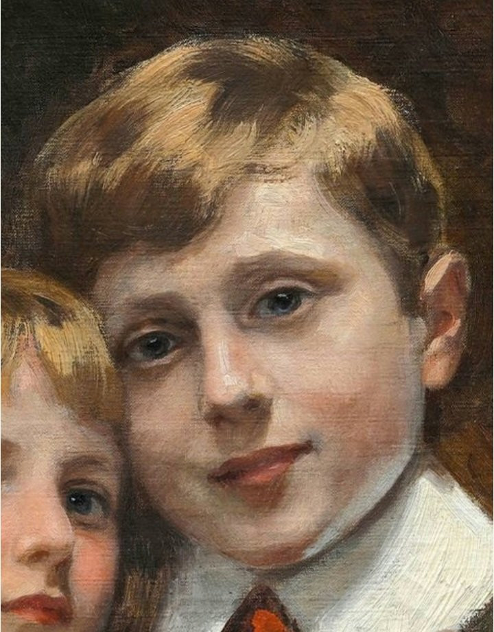 Portrait de frère et sœur.  Paris 1907. Daniel Hernández. Pérou -photo-3