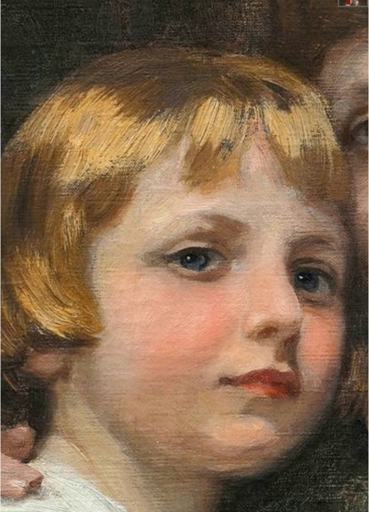 Portrait de frère et sœur.  Paris 1907. Daniel Hernández. Pérou -photo-4