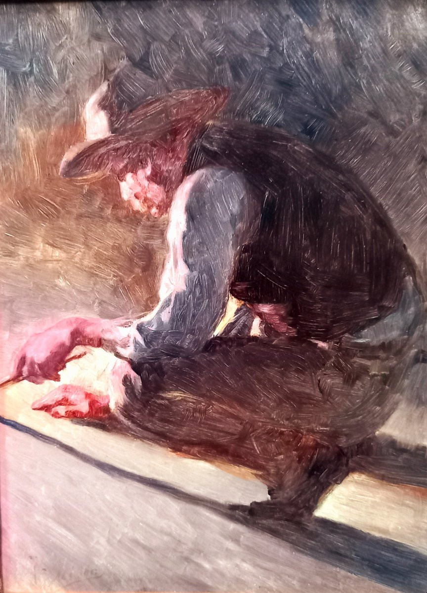 Joseph Milon. By The Fireside. 1908. Aix-en-provence. -photo-2