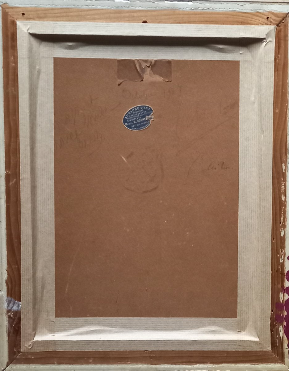 Joseph Milon. By The Fireside. 1908. Aix-en-provence. -photo-1