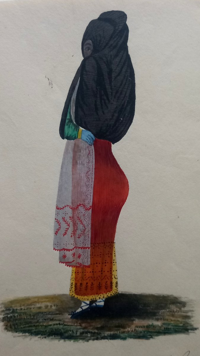 Woman From Lima, Peru. Circa 1830. -photo-2