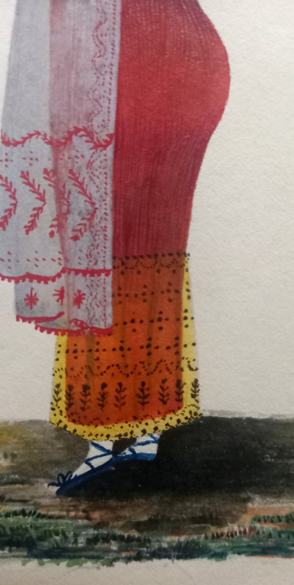Woman From Lima, Peru. Circa 1830. -photo-1