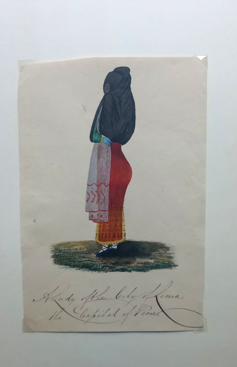 Woman From Lima, Peru. Circa 1830. -photo-5