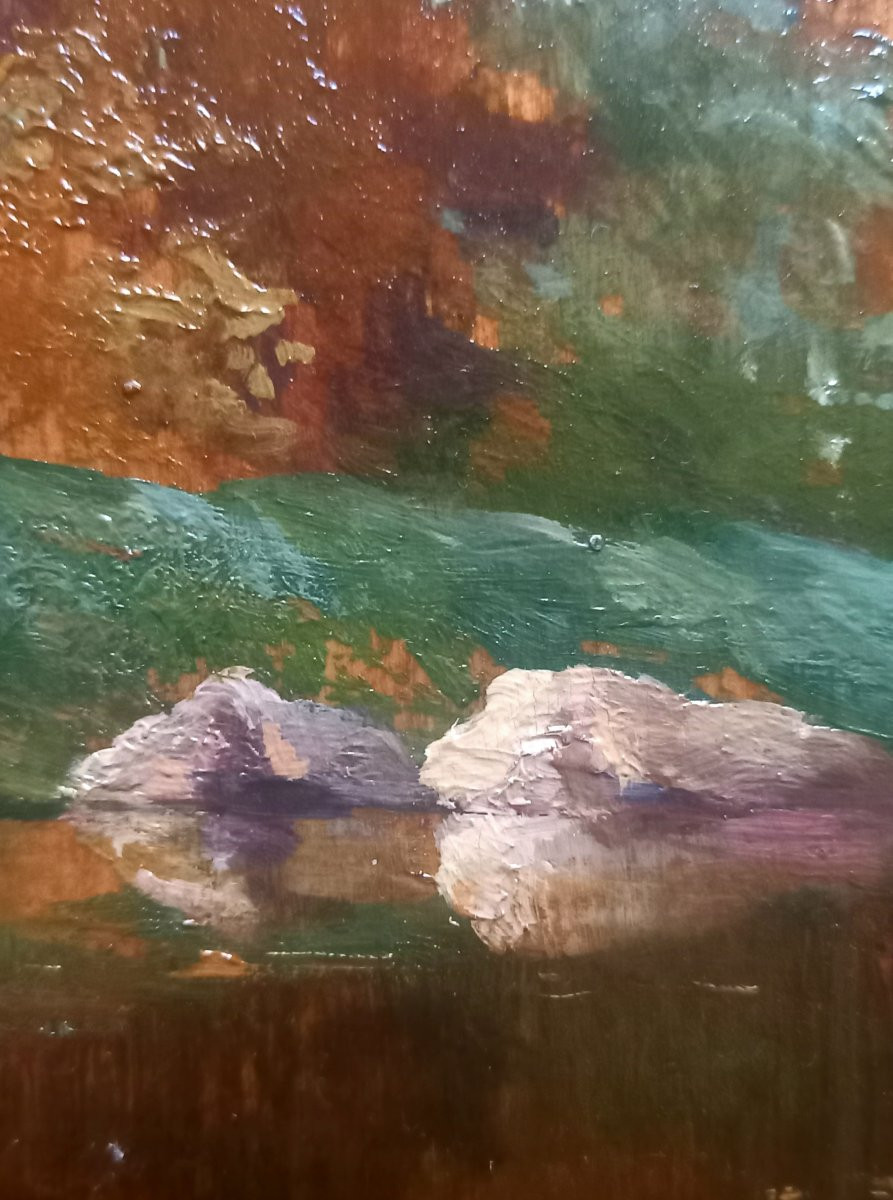 Fontainebleau. Mare aux fées.  Jules Giraud  1896.-photo-3