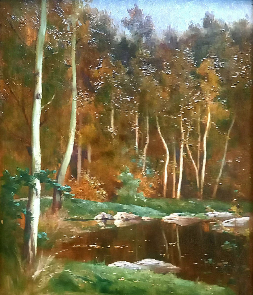 Fontainebleau. Mare aux fées.  Jules Giraud  1896.-photo-2