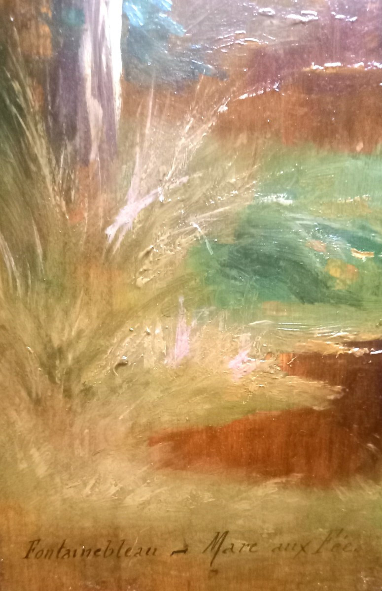 Fontainebleau. Mare aux fées.  Jules Giraud  1896.-photo-1