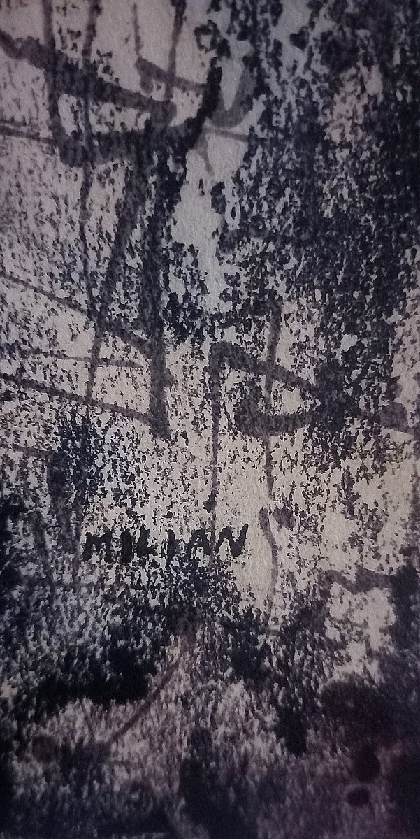 Raul Miliam. Angustia En Ré Mayor, 1952. Ink. Habana, Cuba.-photo-2