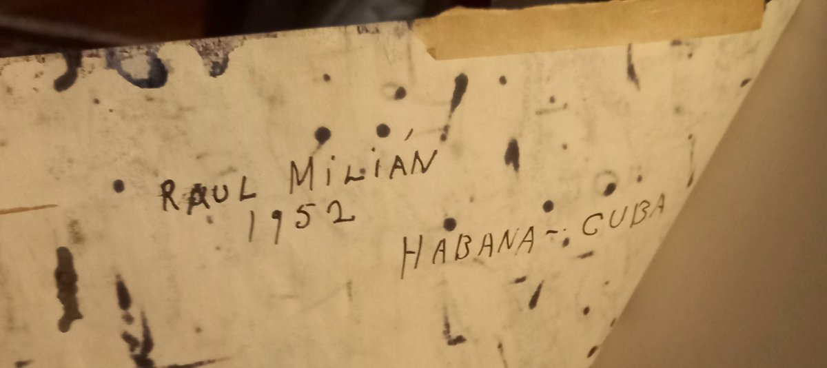 Raul Miliam. Angustia En Ré Mayor, 1952. Ink. Habana, Cuba.-photo-2