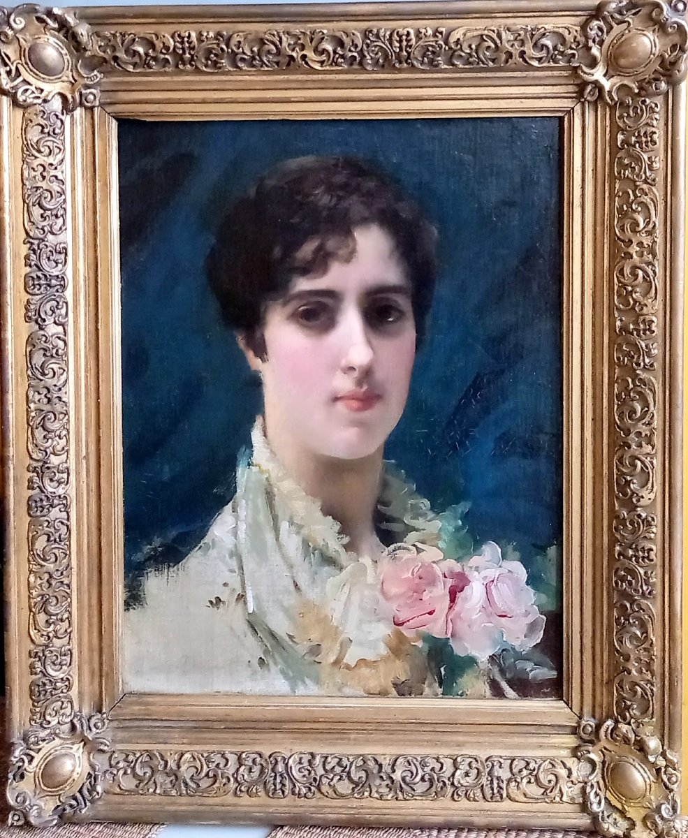 Henri - Lucien  Doucet. Portrait présumé de Lola de Ruiz. -photo-2