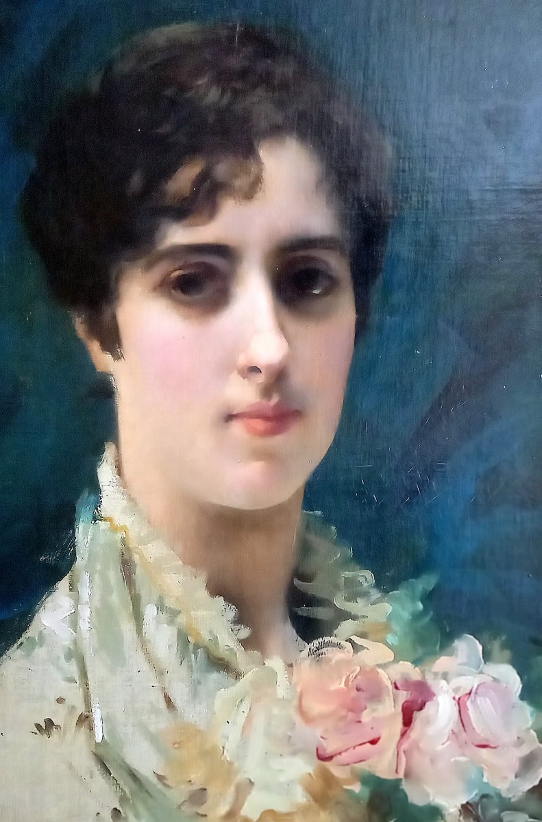 Henri - Lucien  Doucet. Portrait présumé de Lola de Ruiz. -photo-3