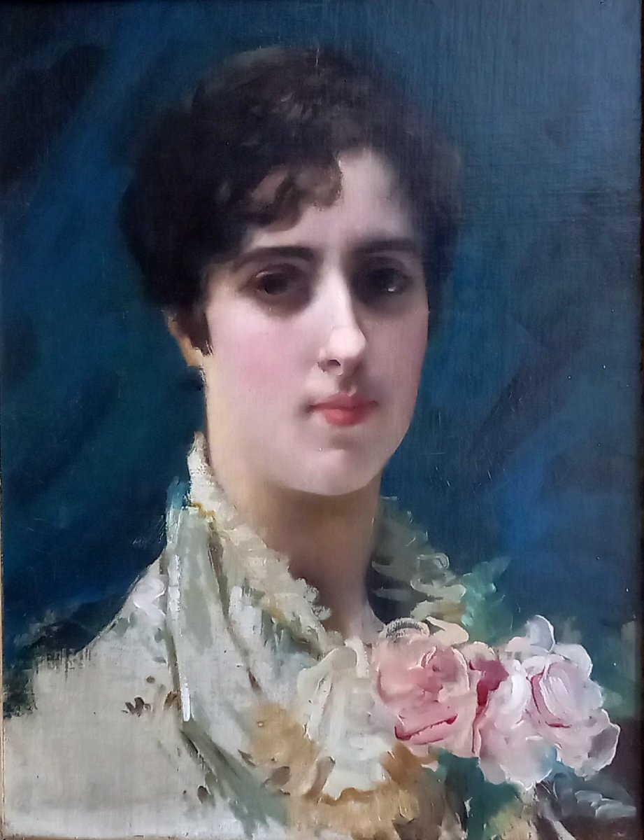 Henri - Lucien  Doucet. Portrait présumé de Lola de Ruiz. 