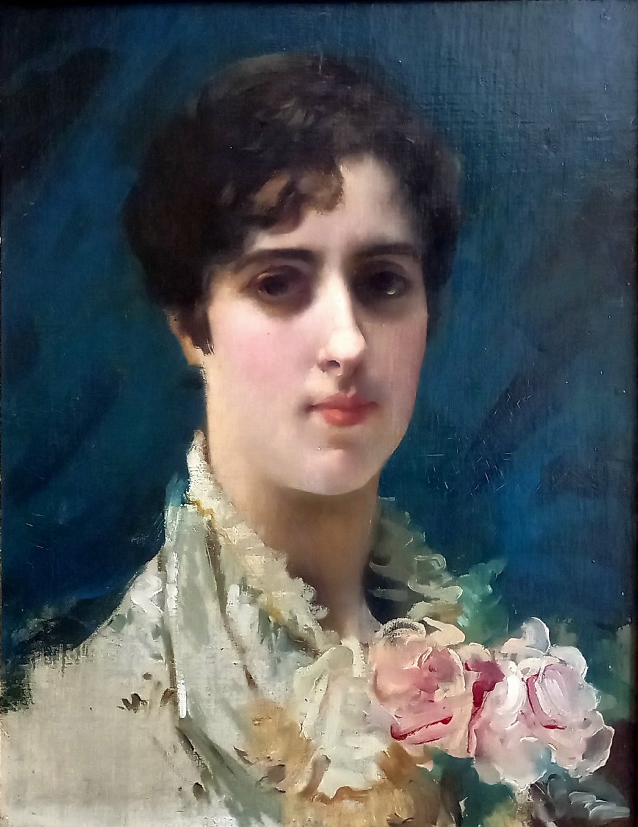 Henri - Lucien  Doucet. Portrait présumé de Lola de Ruiz. 