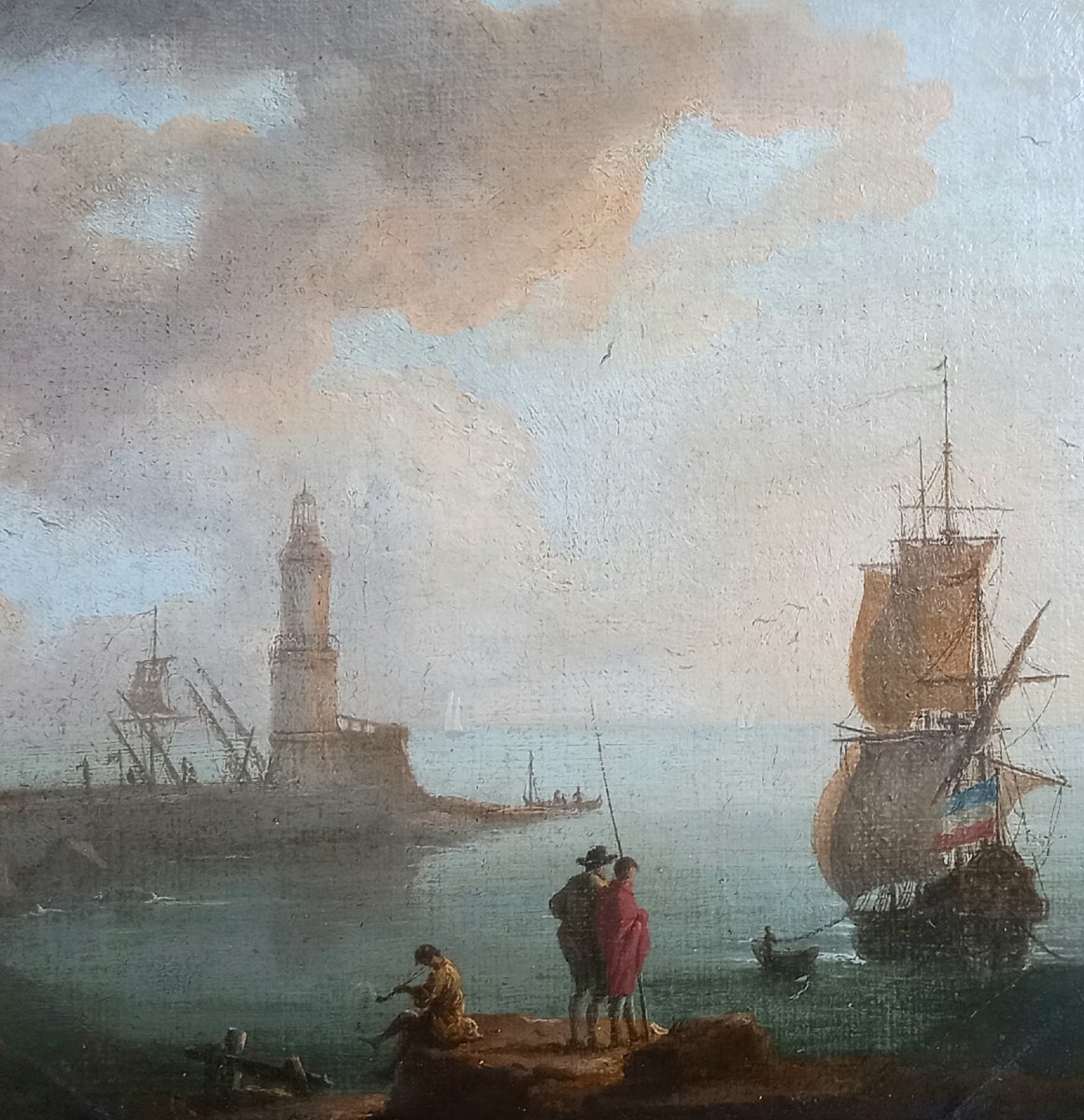 Joseph Vernet (circle), 18th-century French School. Harbor View.-photo-3