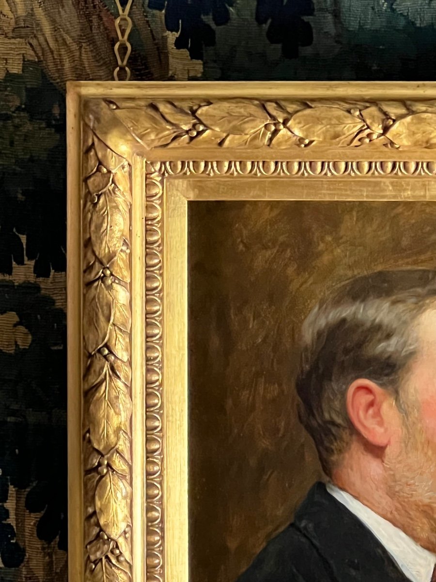 Portrait Of Henry Edmund Cotman - By Frederick George Cotman (1850-1920)-photo-3