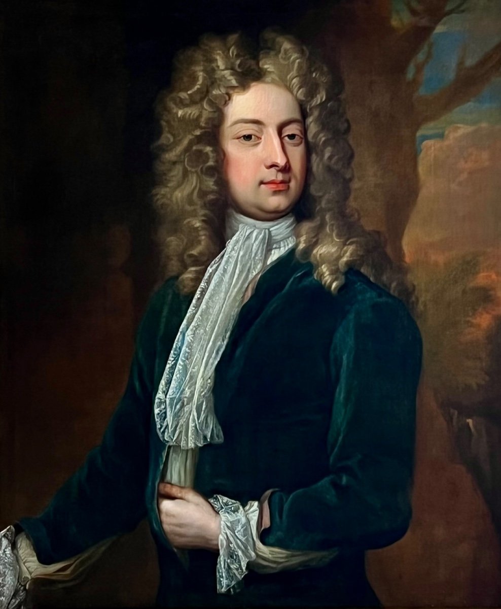 Portrait Of William Congreve C.1709 - Studio Of Sir Godfrey Kneller.-photo-4