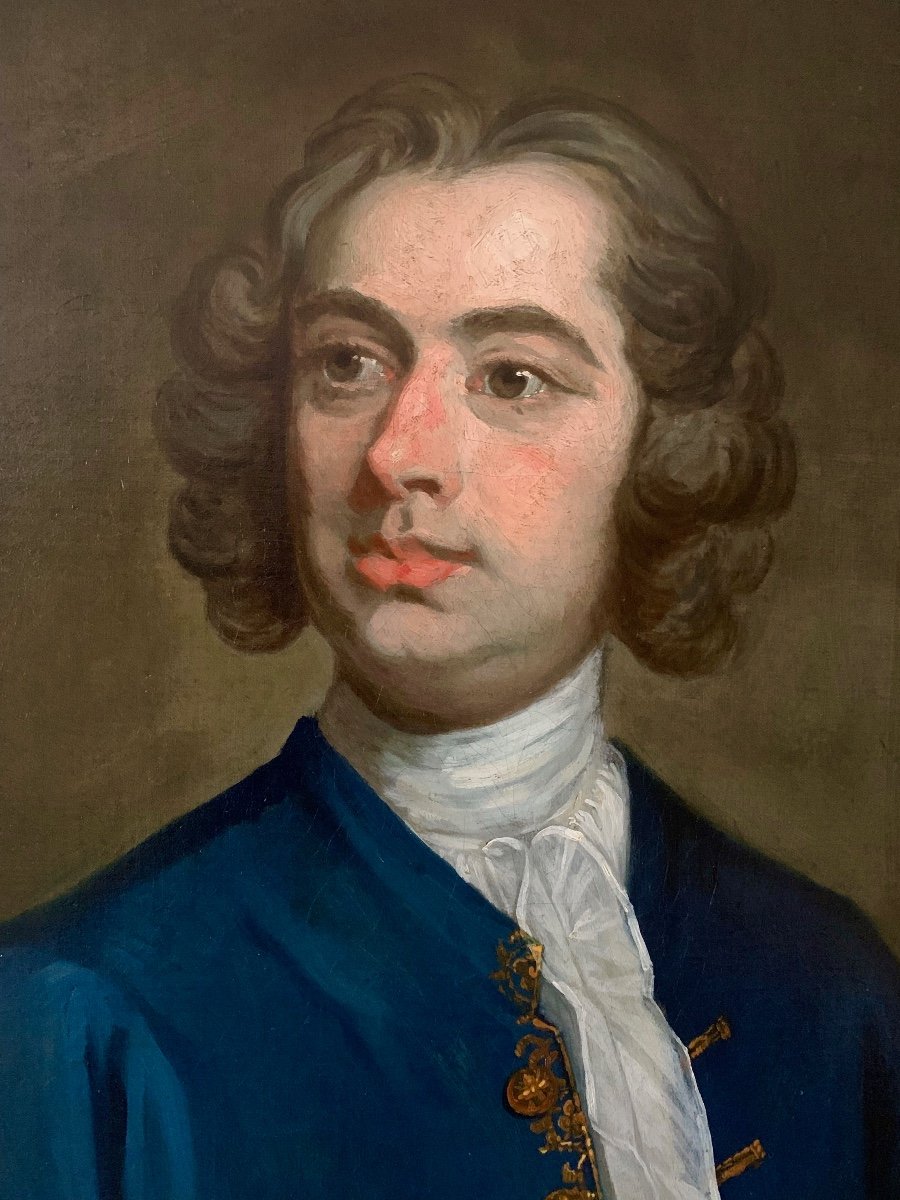 Portrait Of John Neale Of Allesley Park Circa 1730 - Circle Of William Hogarth-photo-4