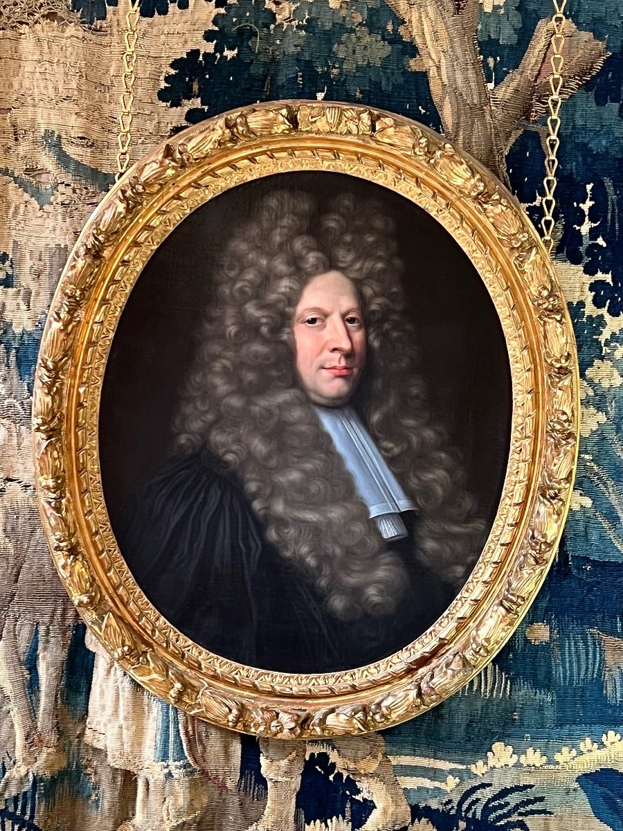 French Portrait Of Claude Vaillant (died In 1708) Entourage Of Charles Le Brun (1619 - 1690)