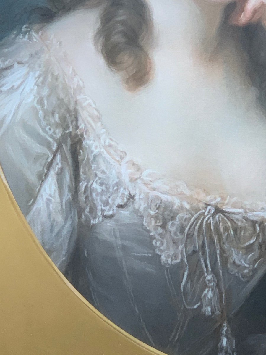 Portrait Of Miss Mary Linwood With A Book Entitled "da Vinci On Painting" By John Russell -photo-4