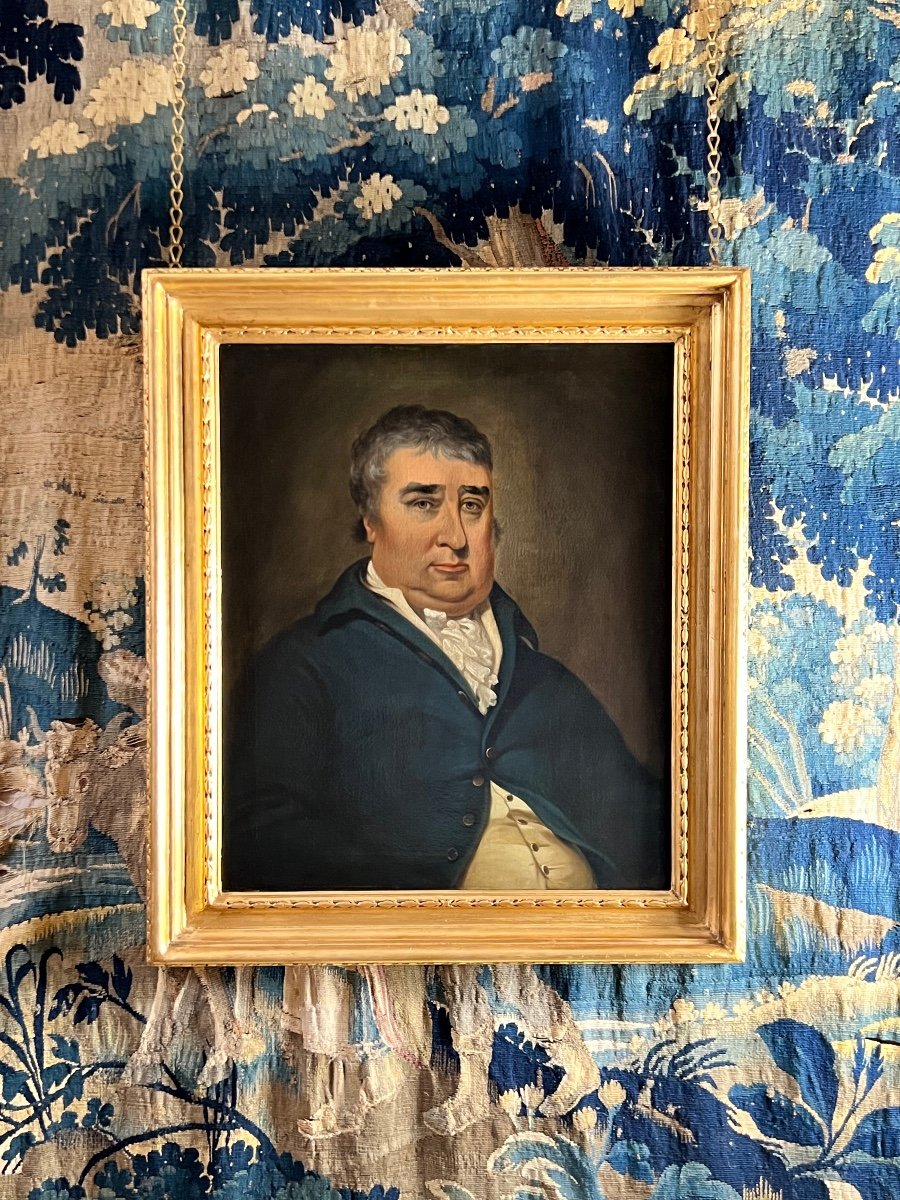 Oil On Canvas Portrait Of Charles James Fox (1749 - 1806) -photo-2