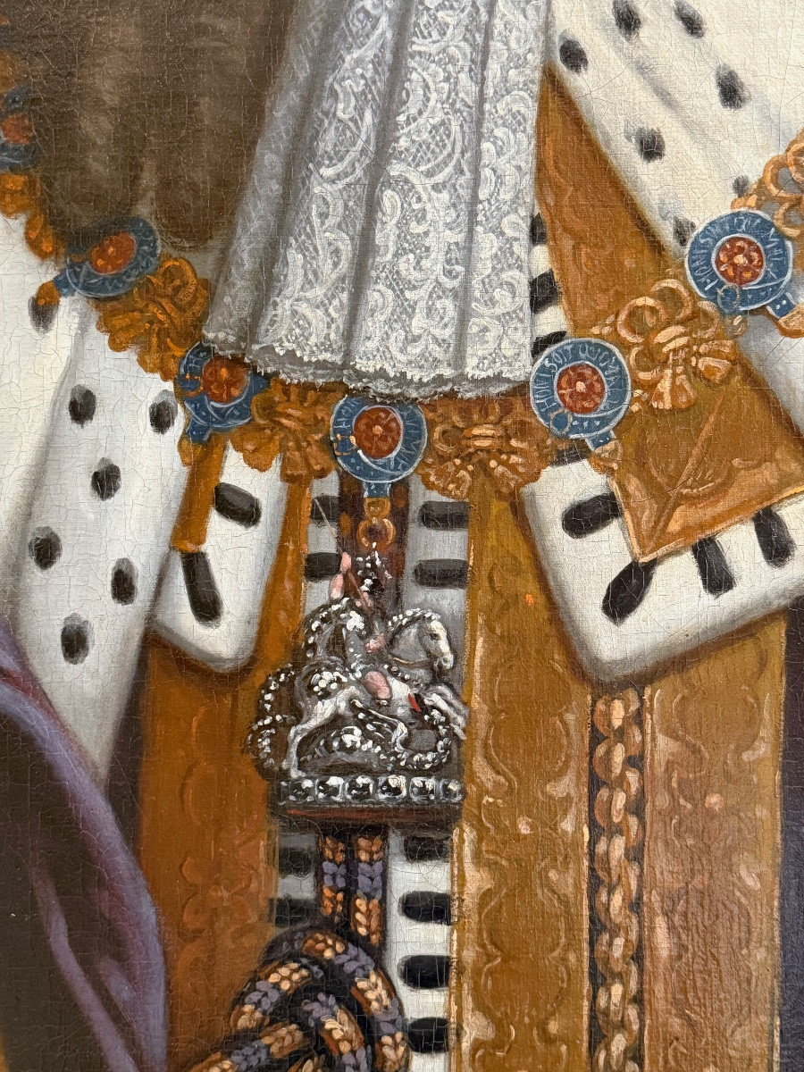 Portrait Of King George I (1660-1727) After Sir Godfrey Kneller (1646-1723)-photo-4