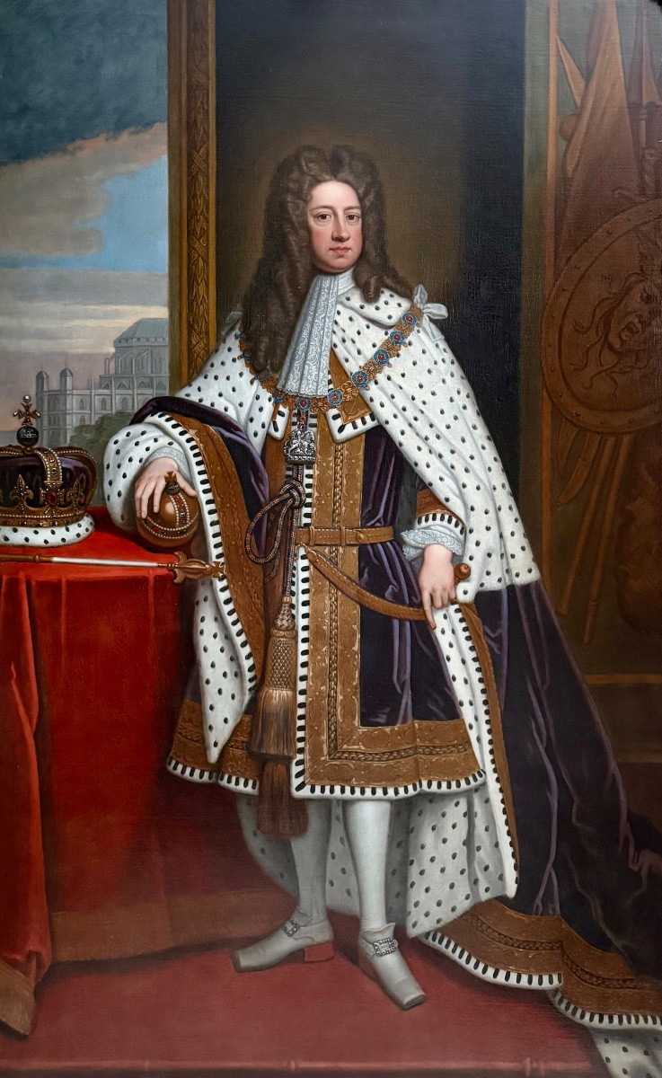 Portrait Of King George I (1660-1727) After Sir Godfrey Kneller (1646-1723)-photo-7
