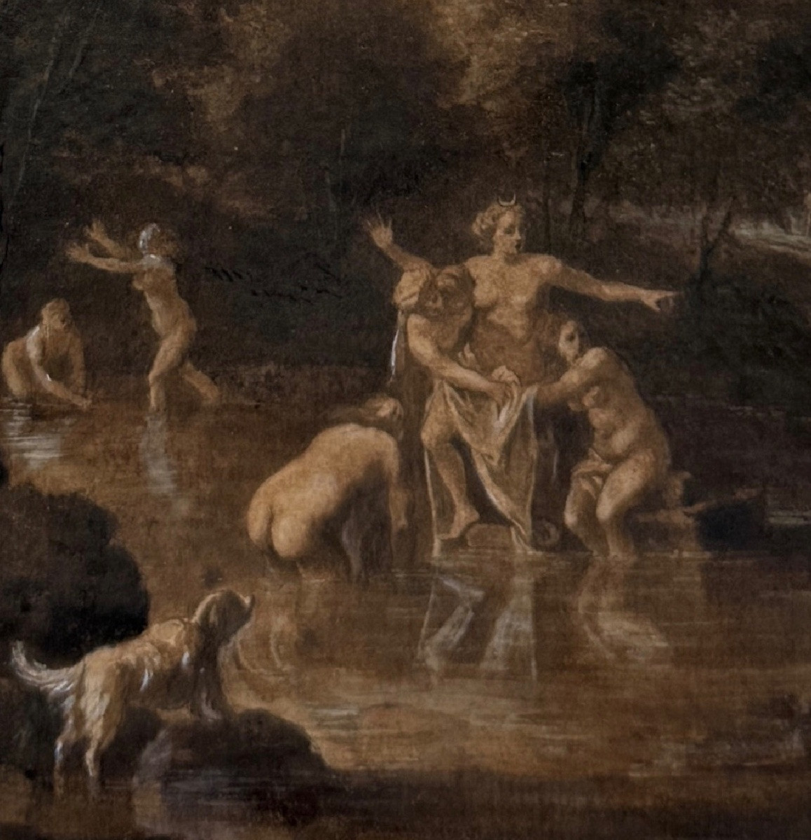 Circle Of Cornelis Van Poelenburch (1594/95-1667) - Scene From Ovid: Actéon-photo-2