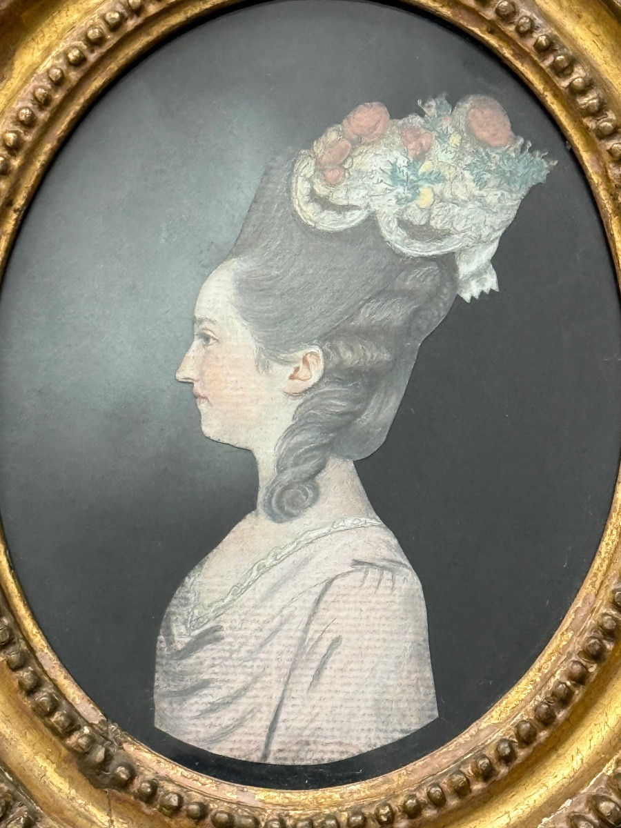JAMES SHARPLES (1751-1811) - PORTRAIT D'UNE DAME ET D'UN GENTLEMAN-photo-4