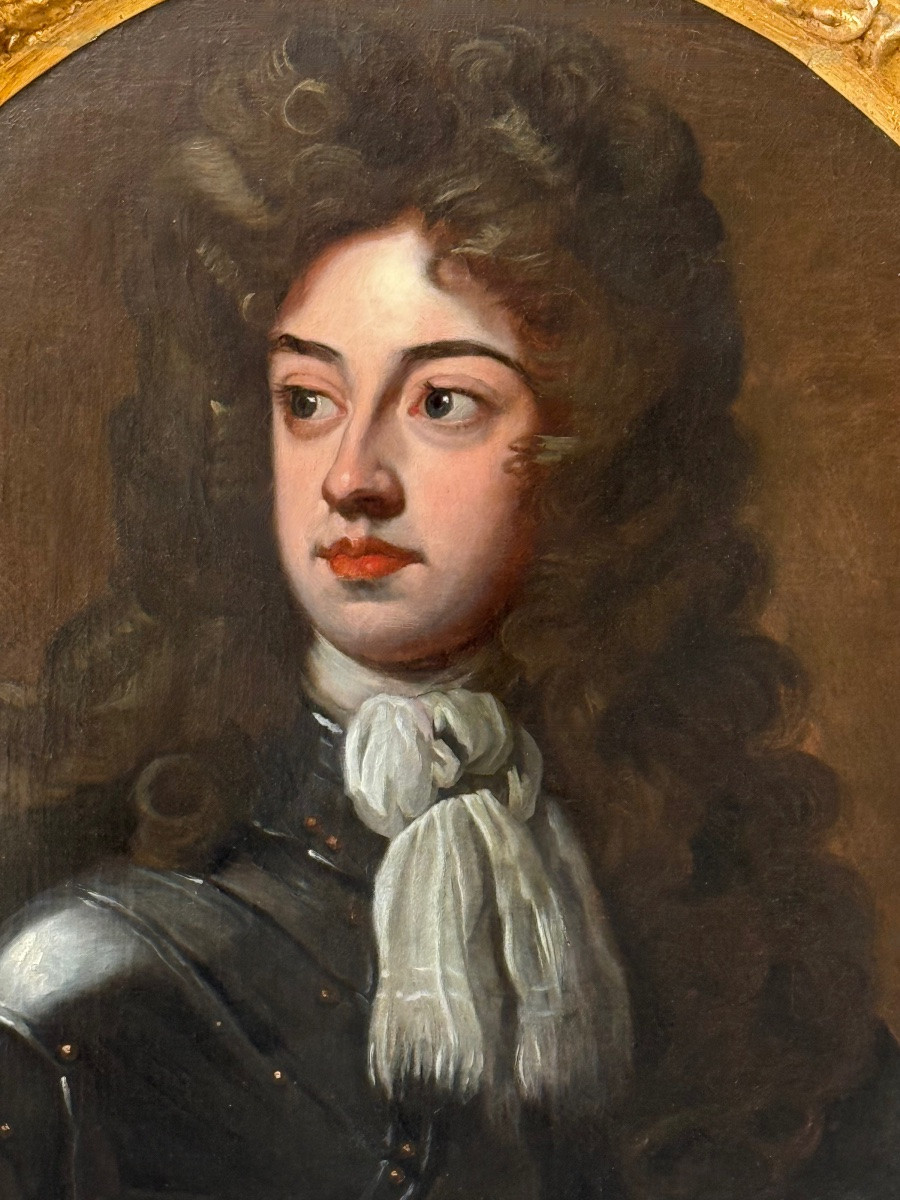 SIR GODFREY KNELLER (1646-1723) - ALGERNON CAPEL 2E COMTE D'ESSEX (1670-1710)-photo-5