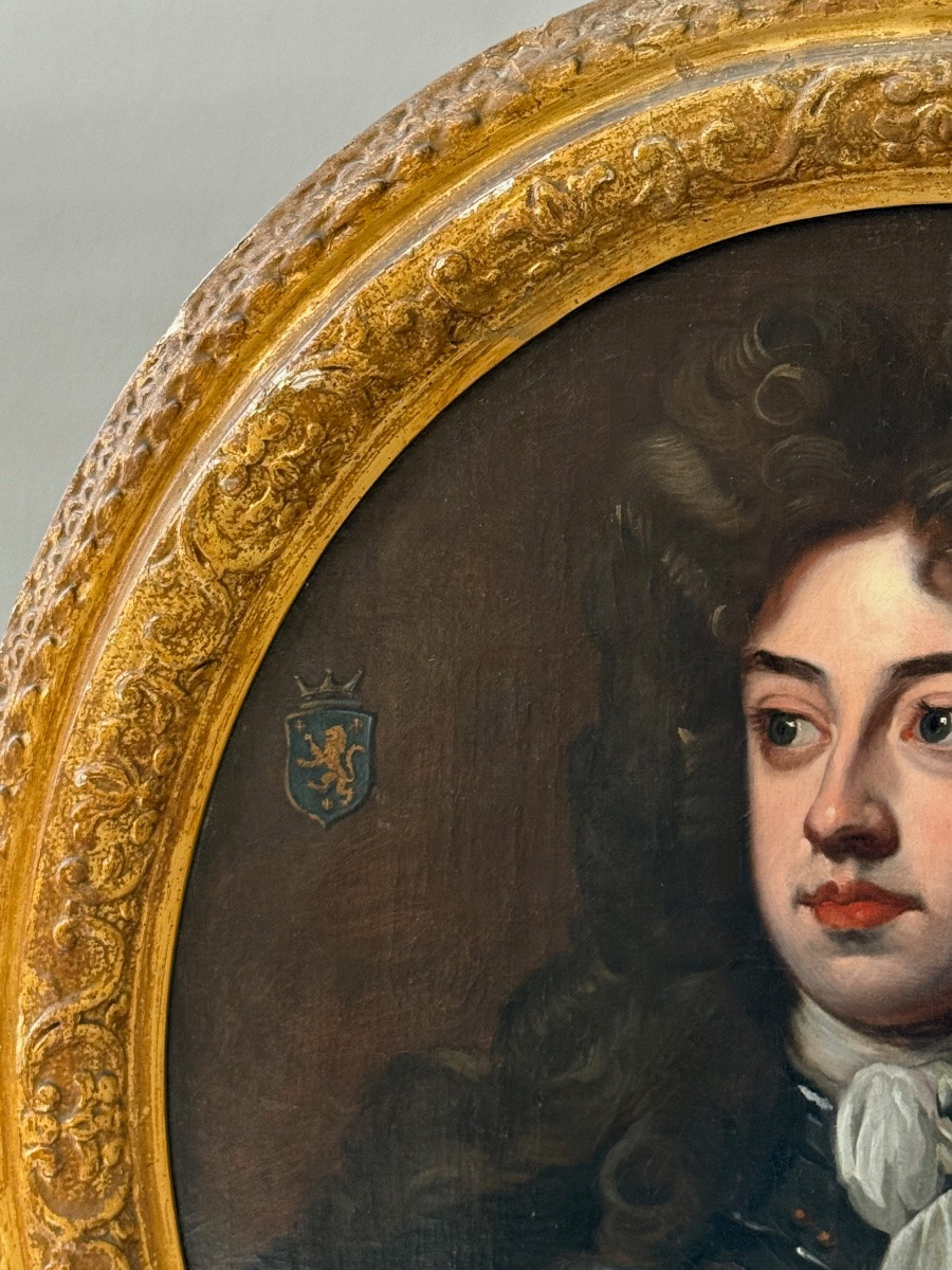 SIR GODFREY KNELLER (1646-1723) - ALGERNON CAPEL 2E COMTE D'ESSEX (1670-1710)-photo-6